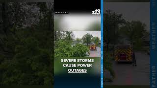 The Moberly Fire Department responds to power outages after storms