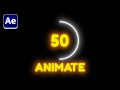 Cool NUMBERS Animation Tutorial in After Effects