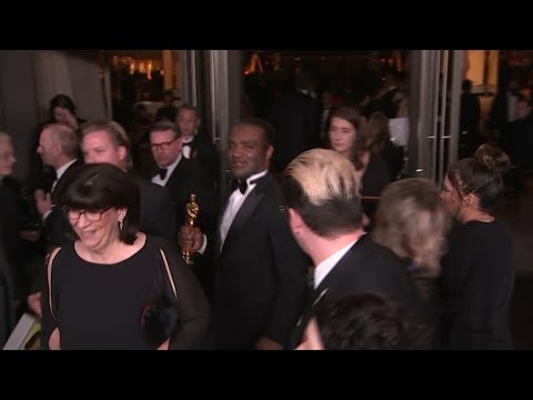 AP video appears to show man with McDormand's Oscar