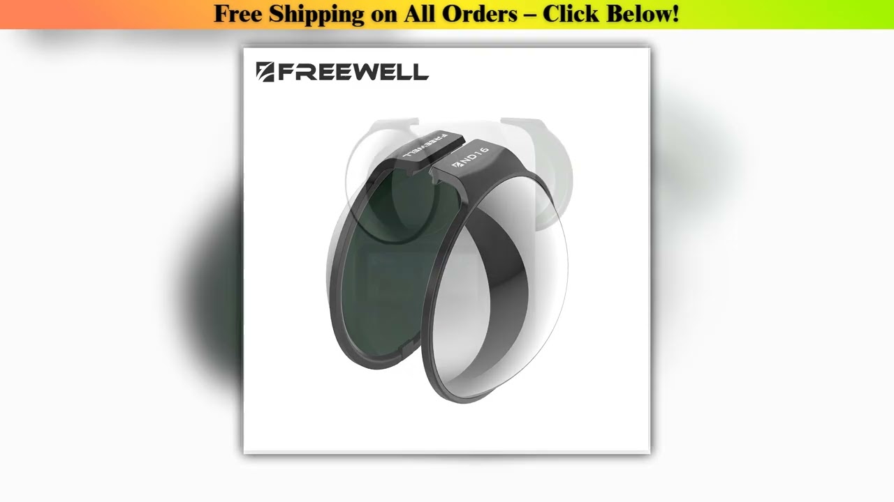 Freewell Single ND Filters ND16, ND32, ND64 Lens Filter for DJI Osmo 360 Camera Photography