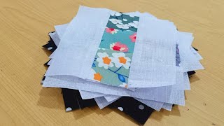 This is the coolest scrap fabric quilt ever 