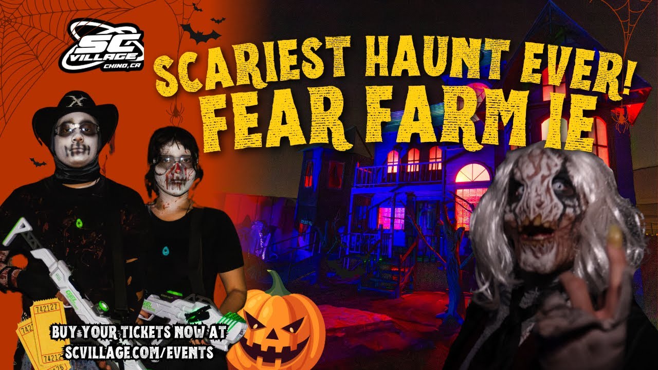 The SCARIEST Haunt EVER - FEAR FARM IE at SC VILLAGE