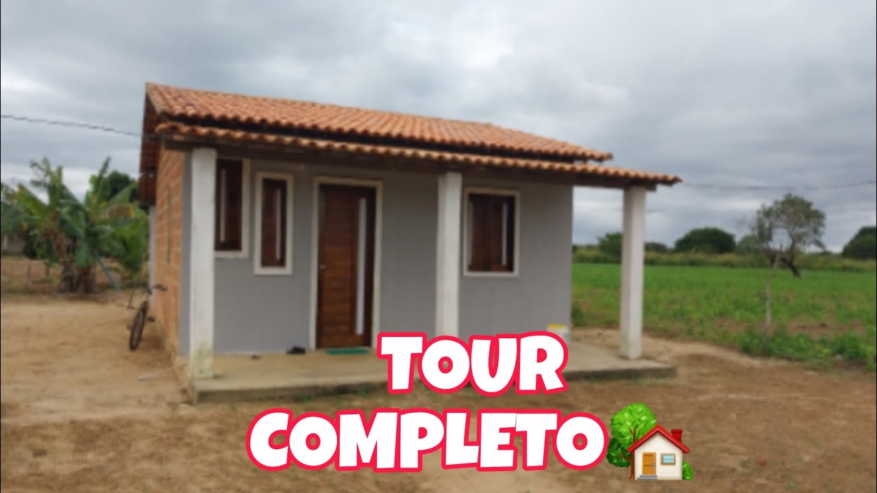 TOUR PELA MINHA CASA DE 42 m² - MINHA CASINHA PEQUENA E SIMPLES (Jariane Matos)