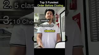 Top 3 Funniest Order Before Closing...😂 #unitedstates #unitedkingdom #australia #canada