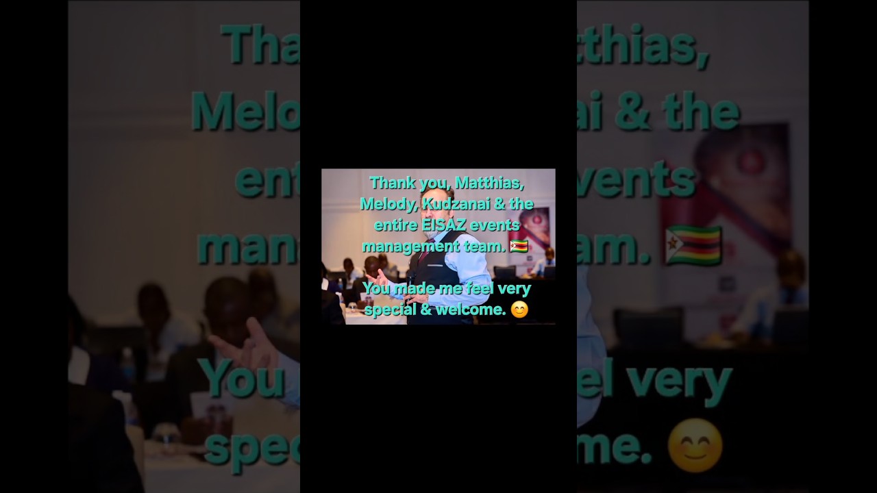 Thank you, EISAZ. Rise like Eagles, Zimbabwe.