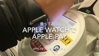 最速アップ！Apple WatchでApple Payをコンビニで試してみた。撮って出し！