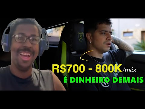 REAGINDO a Perguntando o SalÔrio de Influencers com Mais de 1 Milhão de Seguidores (João Curry)