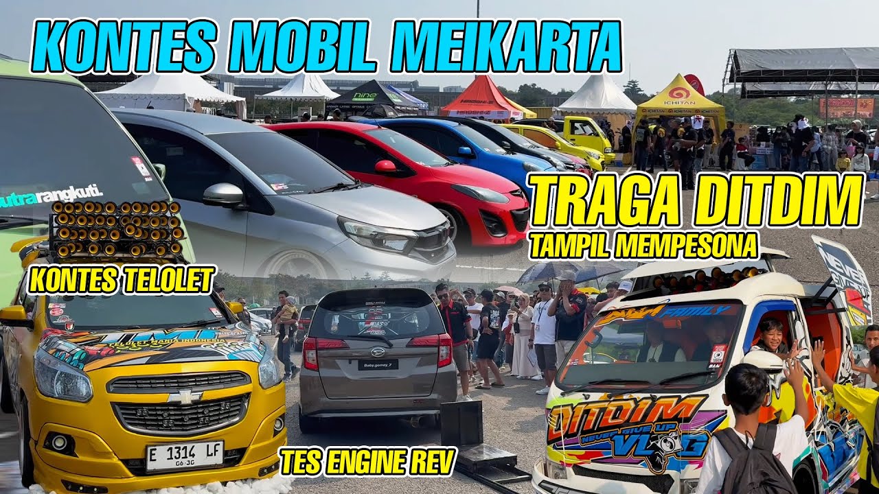 PERTAMA KALI VEKACHU IKUT KONTES MOBIL. TERIMAKASIH BULDASH STICKER