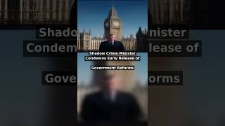Shadow Crime Minister Condemns Early Release of PC Harper's Killers Under Government Reforms