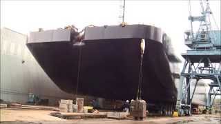 7,000,000 lb Double Hull Barge Time Lapse