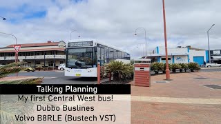 My first Central NSW bus trip! Dubbo Buslines Volvo B8RLE (Bustech VST)
