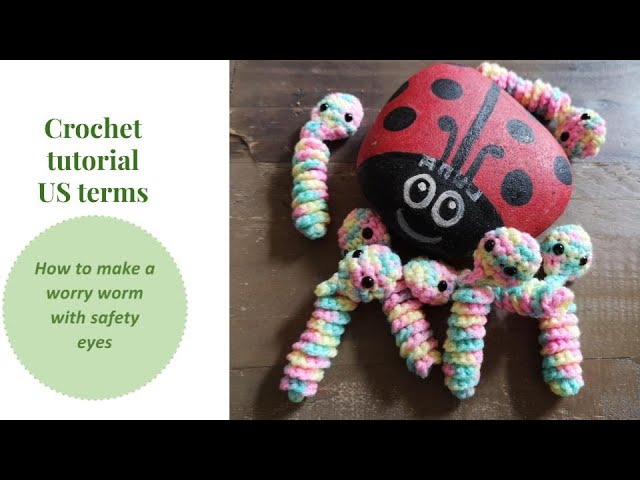 8 Free Easy Worry Worm Crochet Patterns - Crafting Happiness