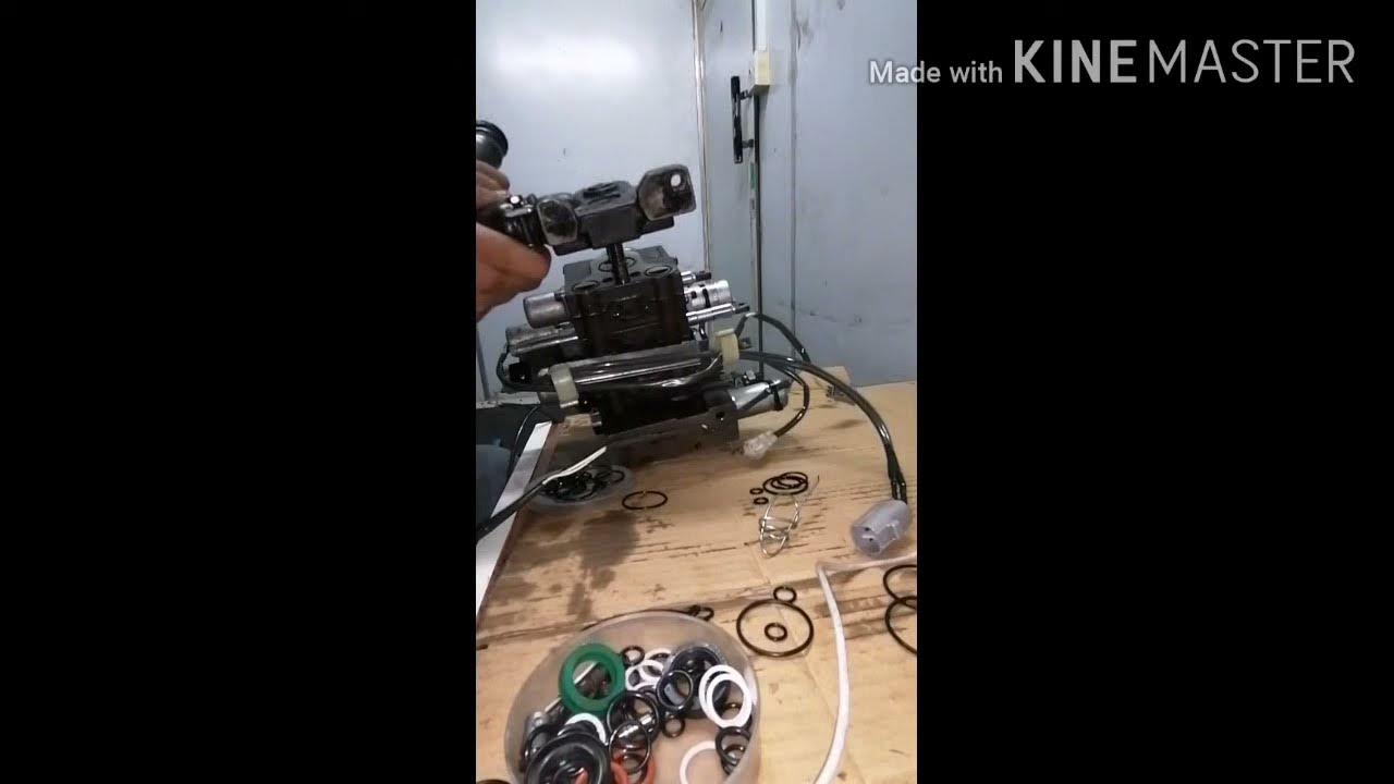 How to rebuild hydraulic control valve YouTube