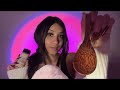 Asmr eating your face with a wooden spoon  mouth sounds 
