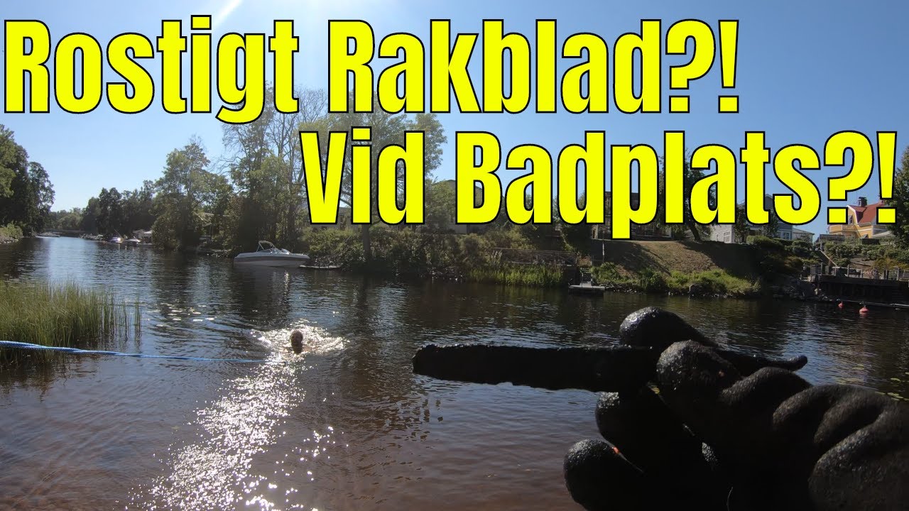 Magnetfiske i Lindesberg och Conrad får bada!