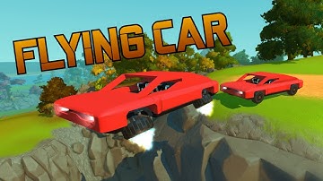 I made a flying car in Scrap Mechanic