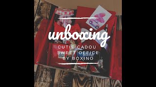 Unboxing Cutie Cadou Pentru Femei Sweet Office - Boxino.ro