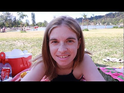 [ASMR] Détente au lac après la rentrée scolaire - pique-nique et bruit d''eau - mukbang