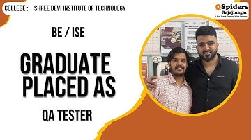 Student Placement Story as Content QA TESTER | QSpiders | Rajajinagar
