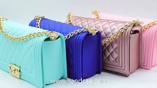designer handbags famous brands ladies rainbow jelly purse bags ready to ship HC 04060052 ❤️❤️❤️