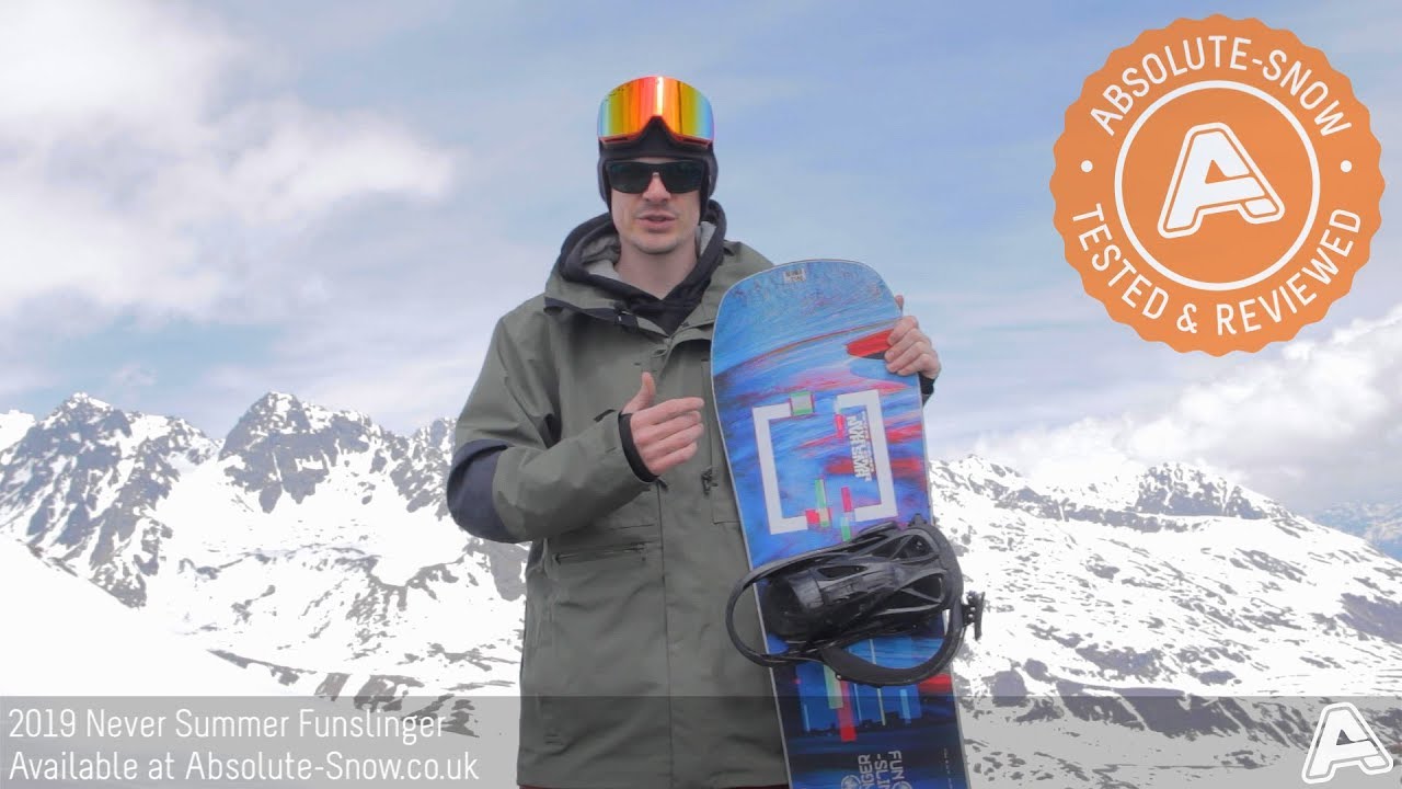 2018 / 2019 | Never Summer Funslinger Snowboard | Video Review