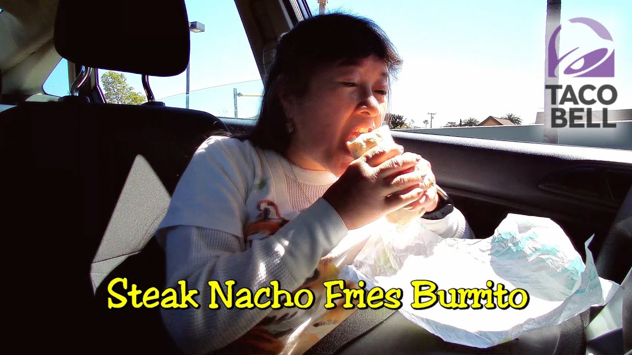 NEW Steak Nacho Fries Burrito at Taco Bell 2022VernalVittles 
