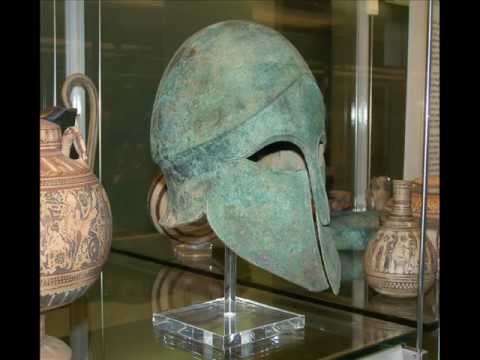 The British Museum Greek Hoplite Armor / Armour ( Red, Black figure Vases Sculpture)