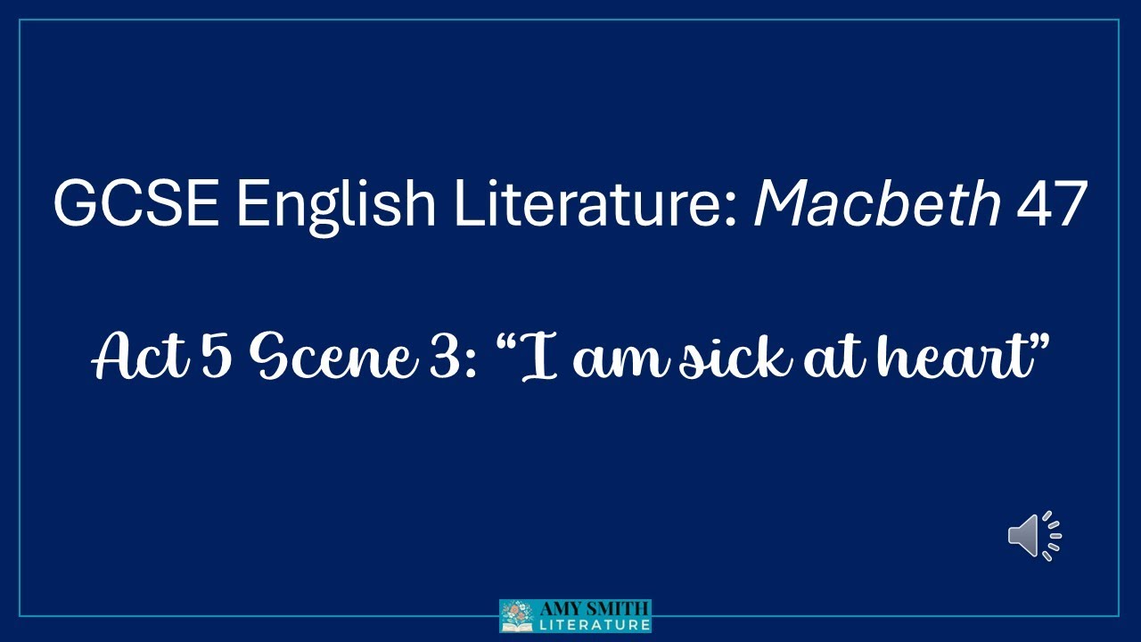 47 Macbeth: Act 5 Scene 3 - YouTube