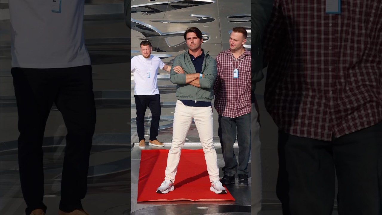 Red carpet at the Museum of the Future, Dubai 