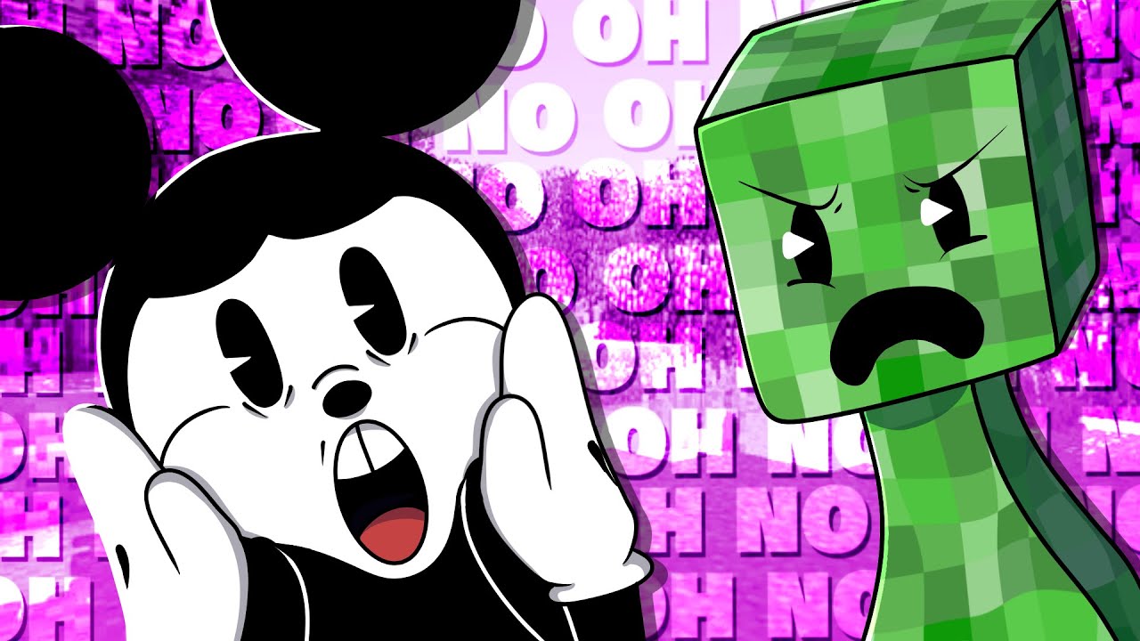 how to build mickey mouse in minecraft