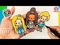 How to draw Barbie & Friends Costume in Toca Life World DIY Nikki Ken Barbie Dreamhouse Adventures