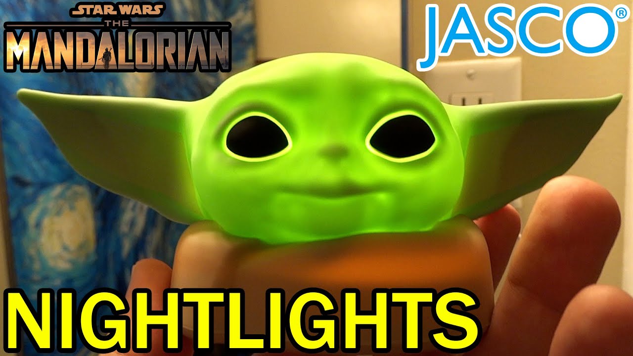 "The Mandalorian" Star Wars nightlights from Jasco review