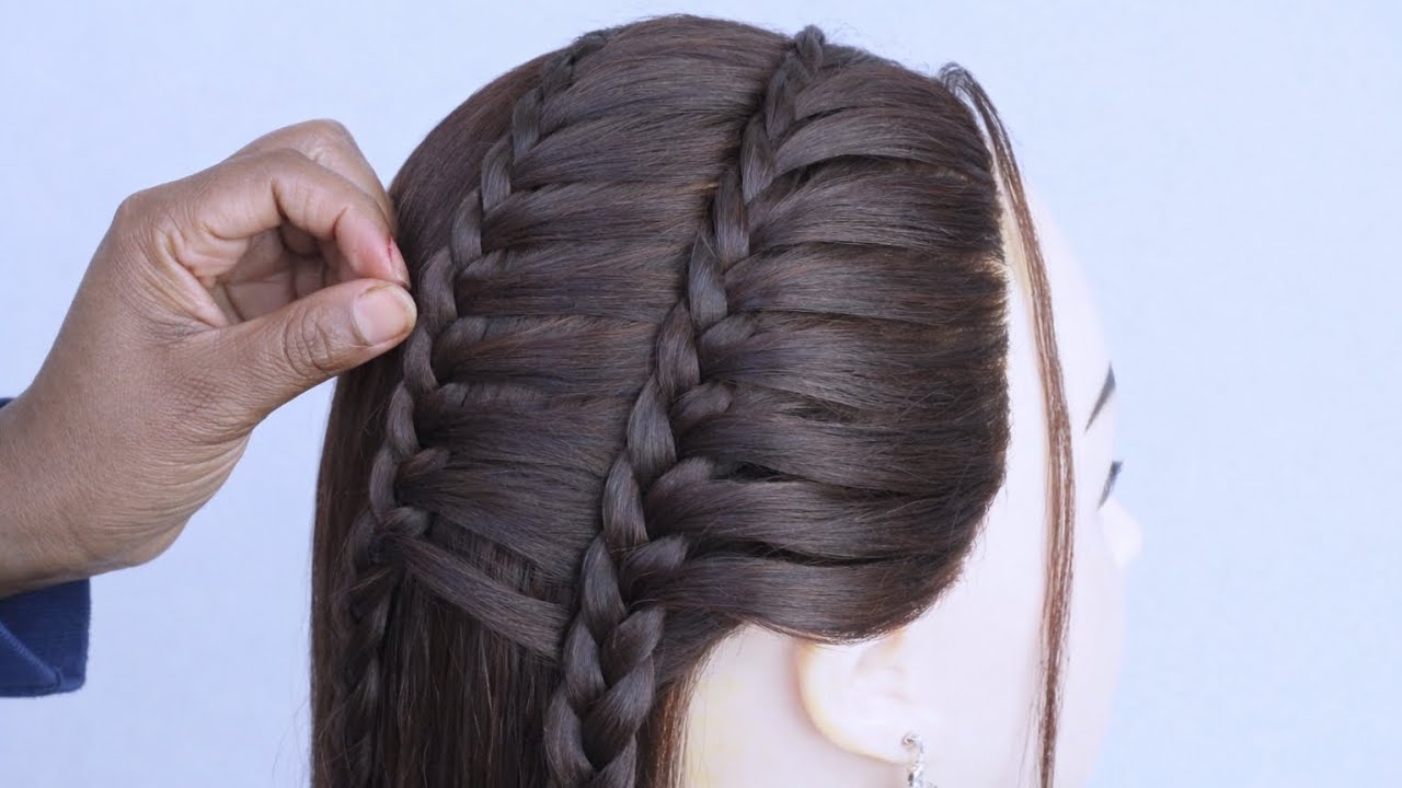 Different hairstyle for girls | Easy & New hairstyle for girls | Braid Ponytail hairstyle