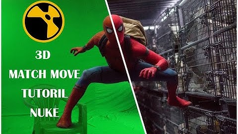 NUKE MATCH MOVE | 3D CAMERA TRACKING | Nuke Tutorial | match move |