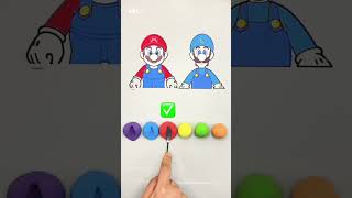 Super Mario Brush #supermario #satisfying #paintart #shoerts