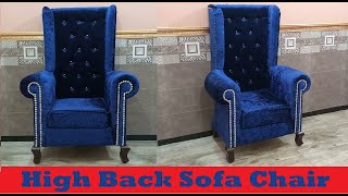 How To Make A High Back Sofa Chair