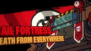 Broforce couch co-op gaming - Mission 9 Rail Fortress