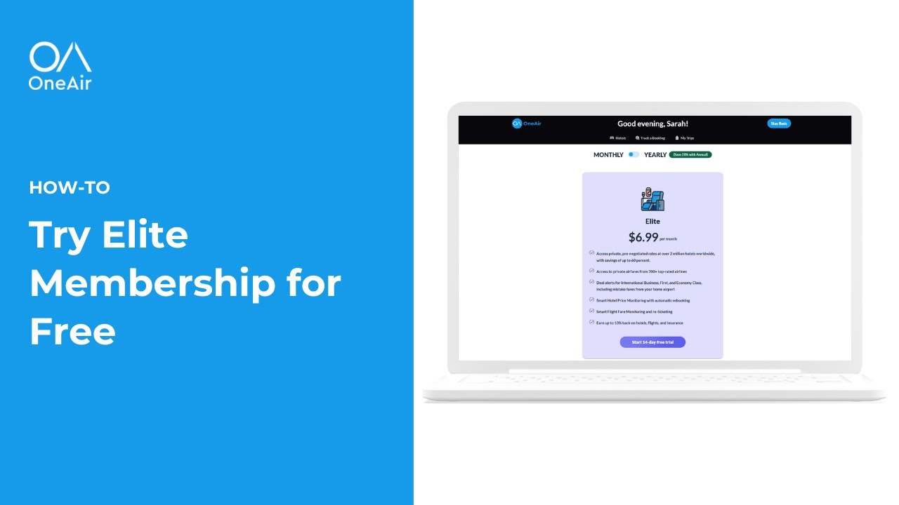 How-to: Try Elite membership for free