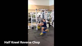 Half Kneel Reverse Chop