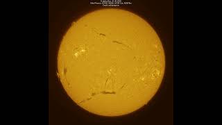 H-alpha Solar Timelapse, 21.06.2025