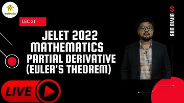 Lec 21 Jelet 2022 Mathematics Free class | (Euler