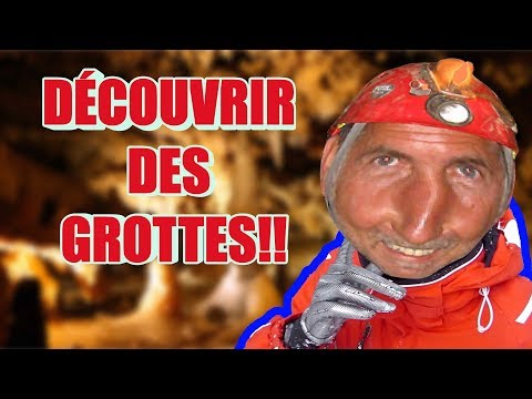 JE DÉCOUVRE DES GROTTES!!!