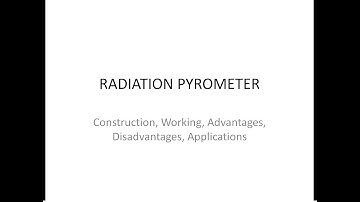 Radiation Pyrometer