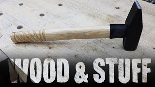 Carving viking ornaments - Big forging hammer