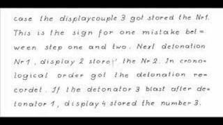 Electric tool to check delay steps for detonators, inclinati