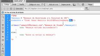 Funcion mail() de php - Envío de correos electrónicos con php