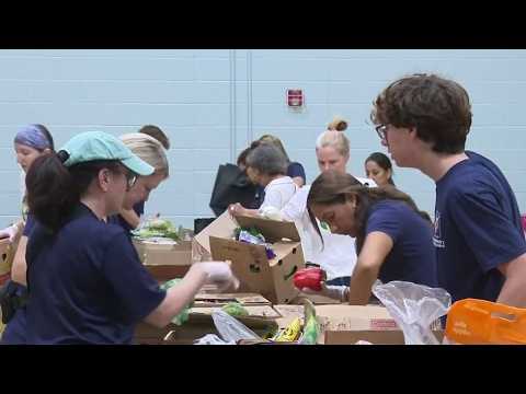 Organización entrega alimentos a familias que temen salir por ICE | Telemundo 44