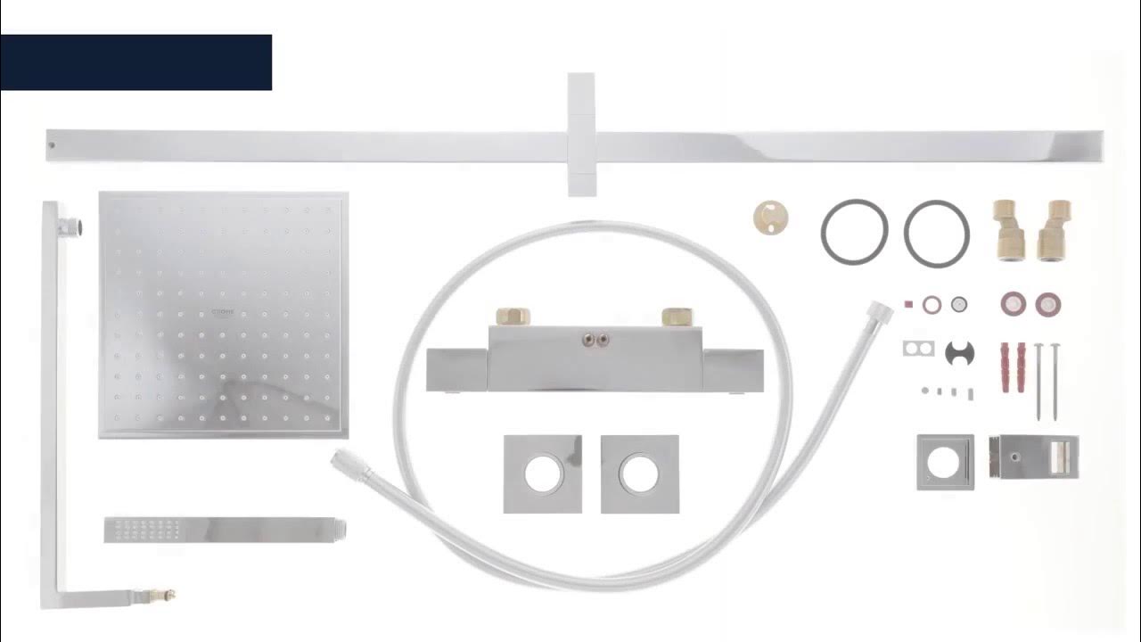 26087000 GROHE Euphoria Cube XXL 230 shower system with thermostat