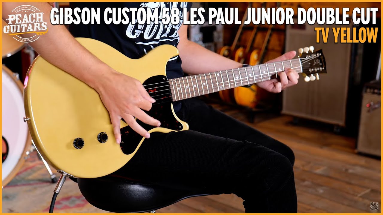 Gibson Custom 1958 Les Paul Junior Double Cut Reissue | TV Yellow