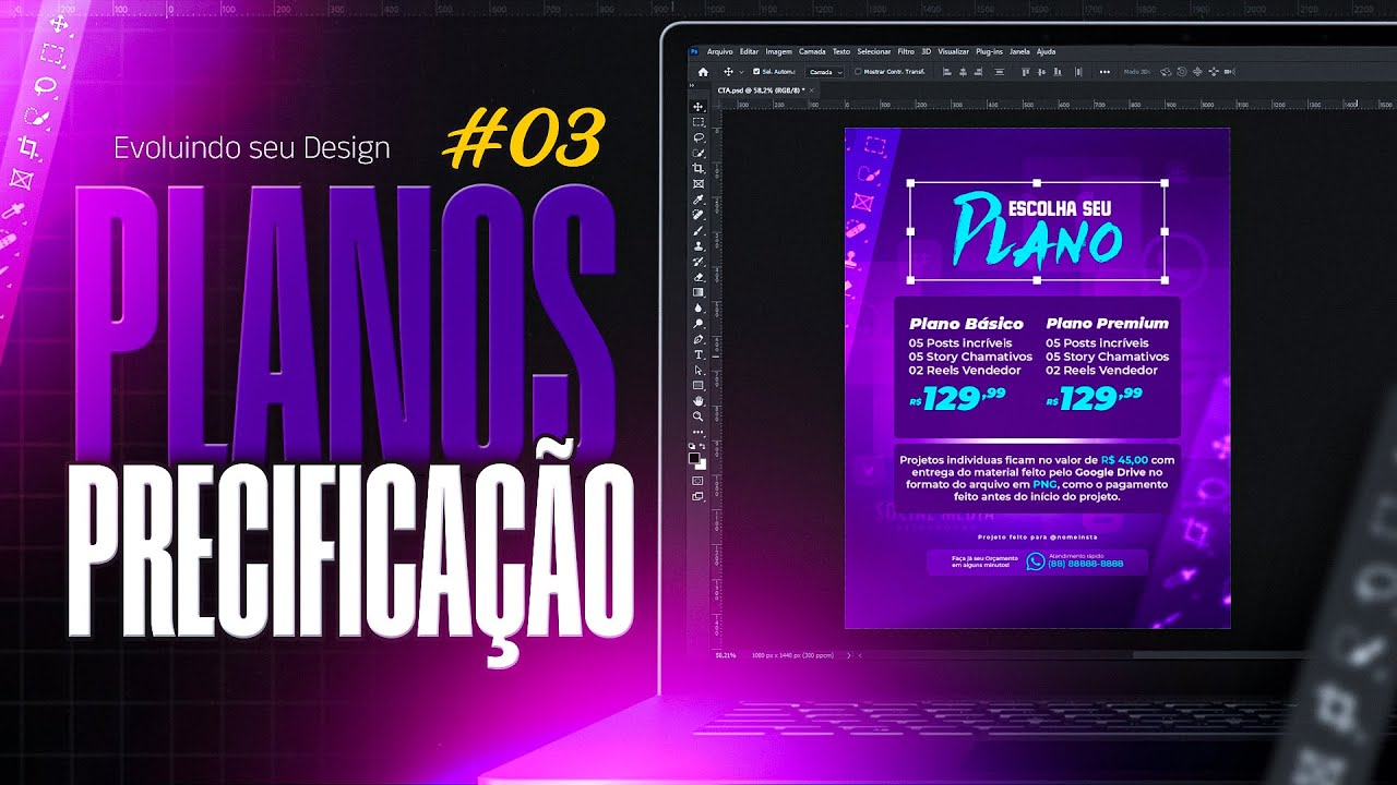 ⚡Como Criar Tabela de Preço e Planos para Projetos de Designer Gráfico